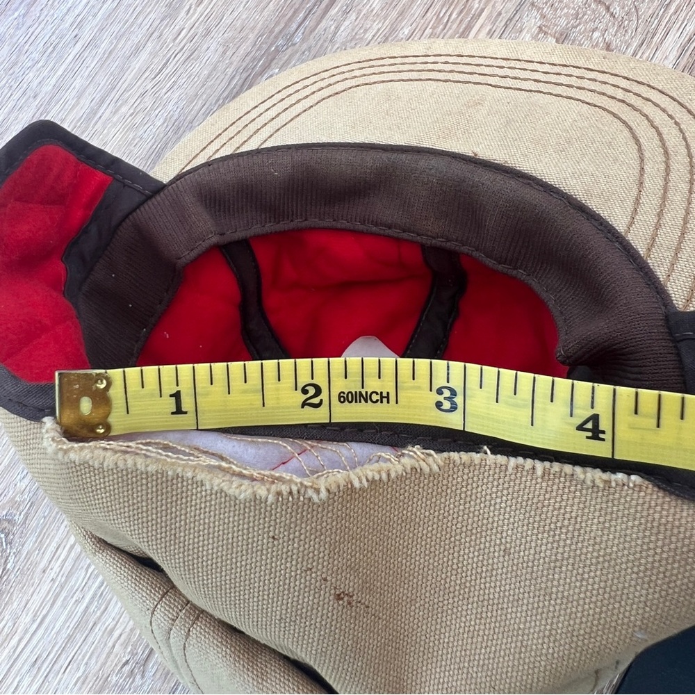 Vintage Carhartt Thermal Hat Made USA Ear Flap Canvas - Picture 8 of 10
